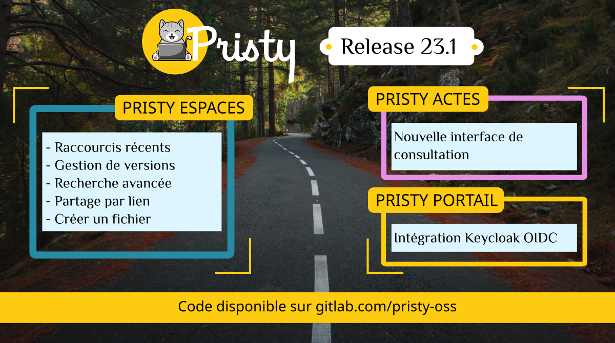 Image de présentation : Nouvelle version de Pristy : 23.1