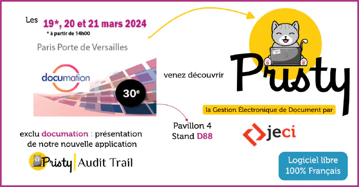 Venez nous rencontrer à Documation 2024