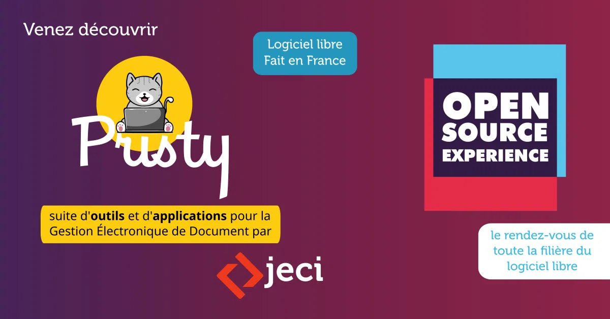Image de présentation : Venez nous rencontrer à l’Open Source Experience (OSXP) 2025