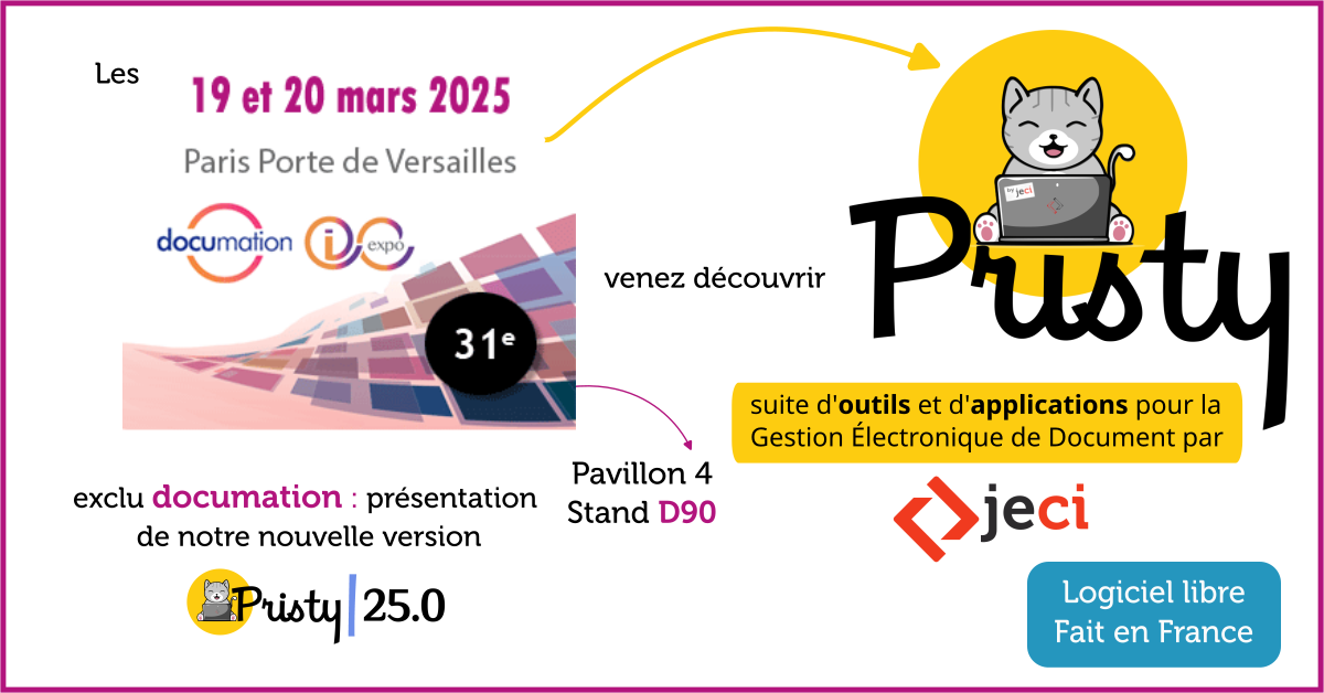 Venez nous rencontrer à Documation 2025