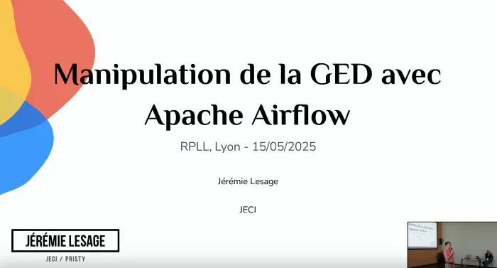 Présentation de Airflow dans la GED @ RPLL 2025